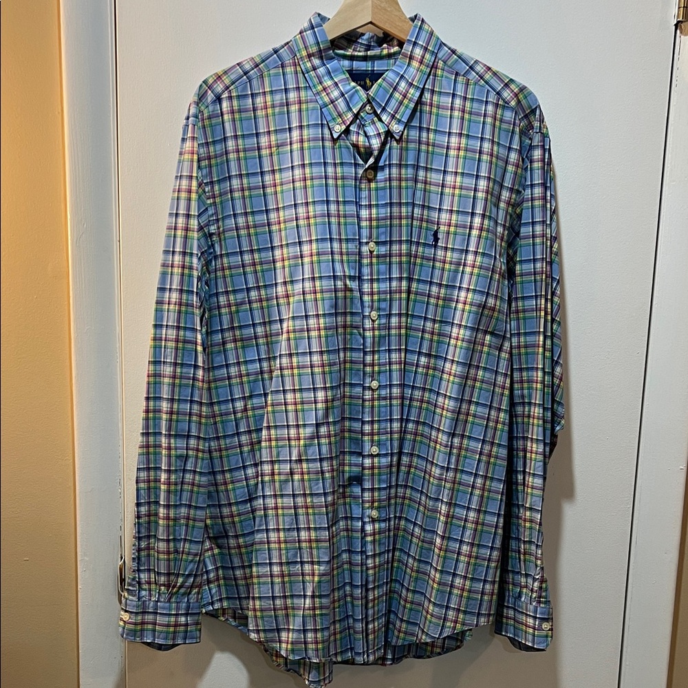 Ralph Lauren Multicolor Plaid Button Down Shirt